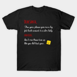 My Wish For Christmas Funny Xmas Tshirt 59 T-Shirt